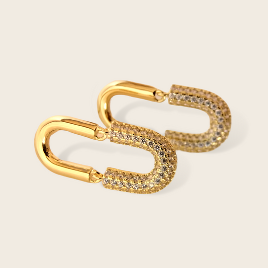 Pavé Drop Earrings